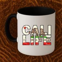Cali Life Logo Flag Coffee Mug thumb 2