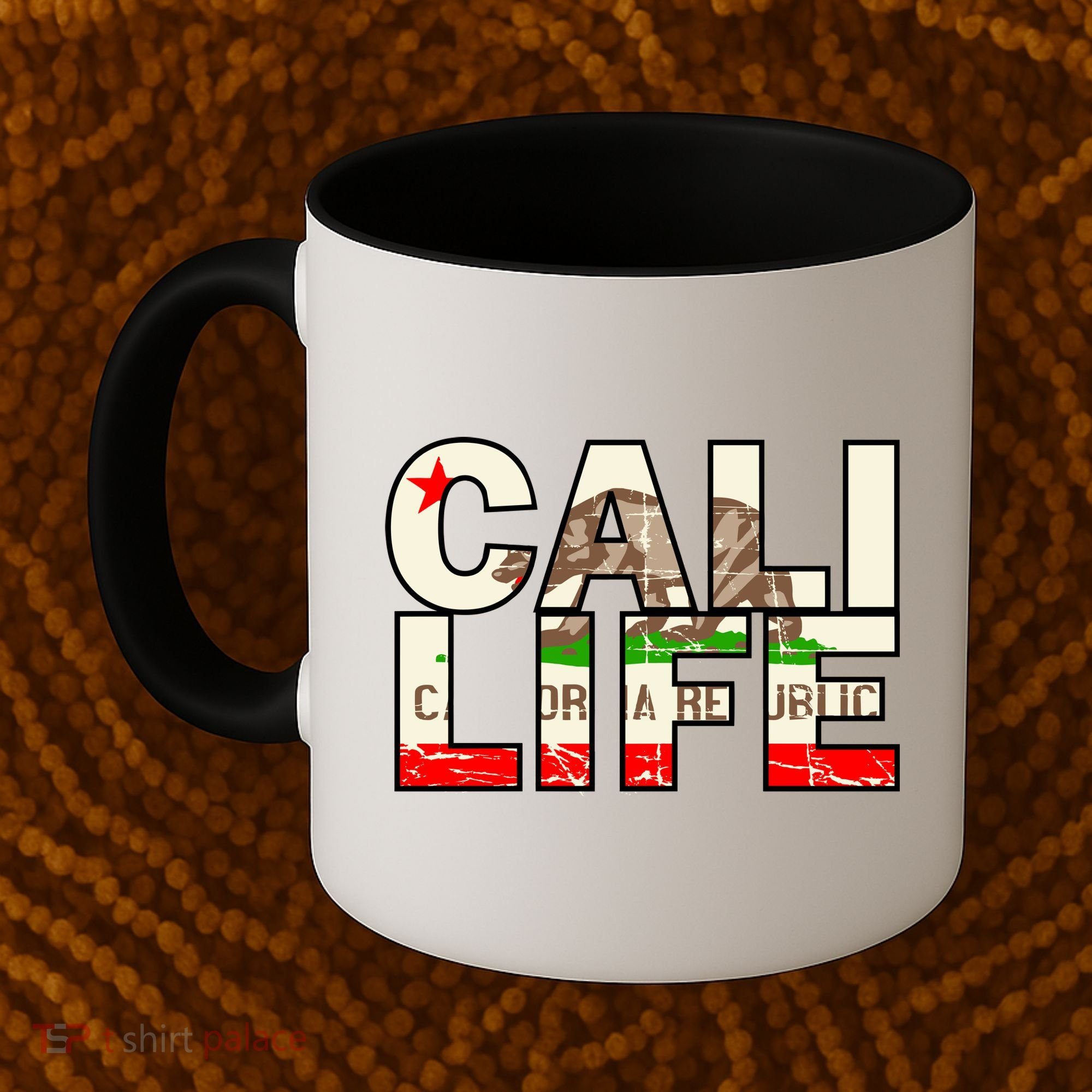 Cali Life Logo Flag Coffee Mug