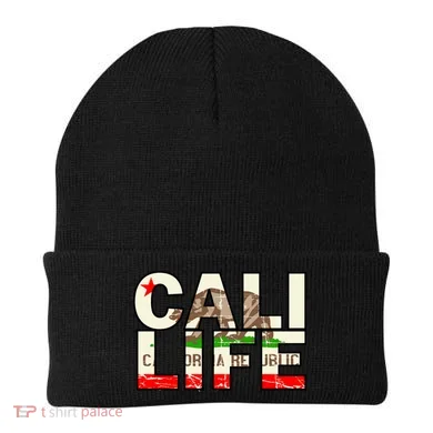 Cali Life Logo Flag Beanie