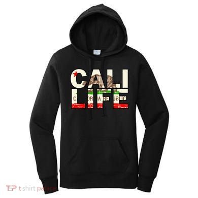Cali Life Logo Flag Women's Hoodie