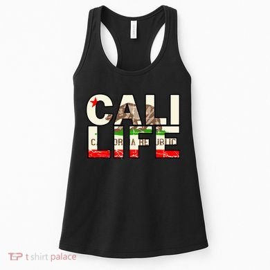Cali Life Logo Flag Women's Tank Top