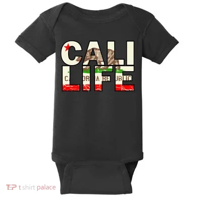 Cali Life Logo Flag Baby Bodysuit