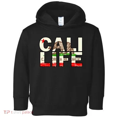 Cali Life Logo Flag Toddler Hoodie