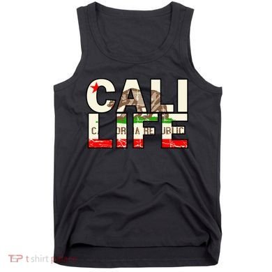 Cali Life Logo Flag Tank Top