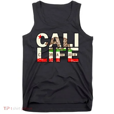 Cali Life Logo Flag Tank Top