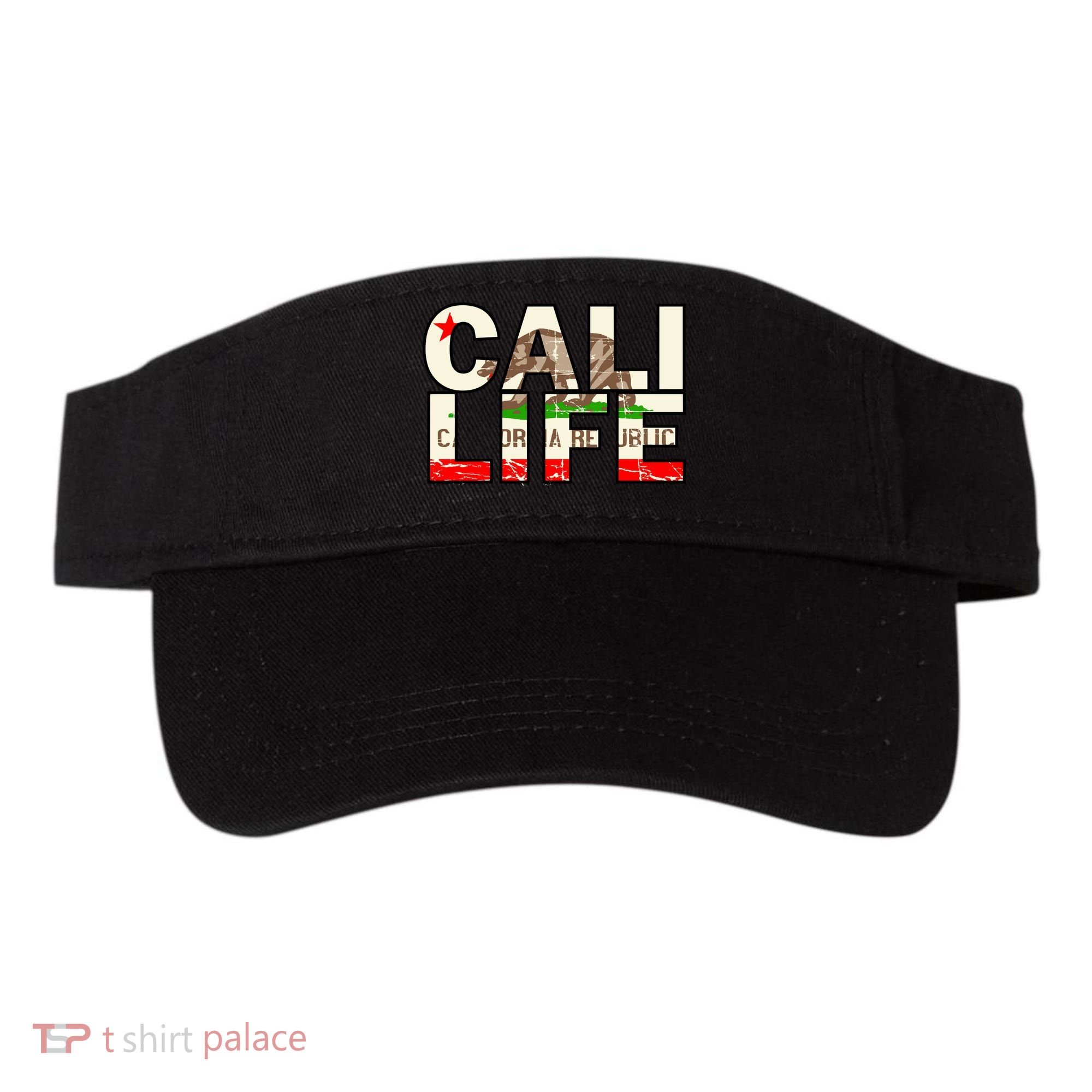 Cali Life Logo Flag Visor