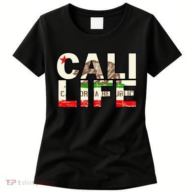 Cali Life Logo Flag Women's T-Shirt