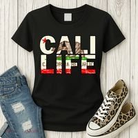 Cali Life Logo Flag Women's T-Shirt thumb 3