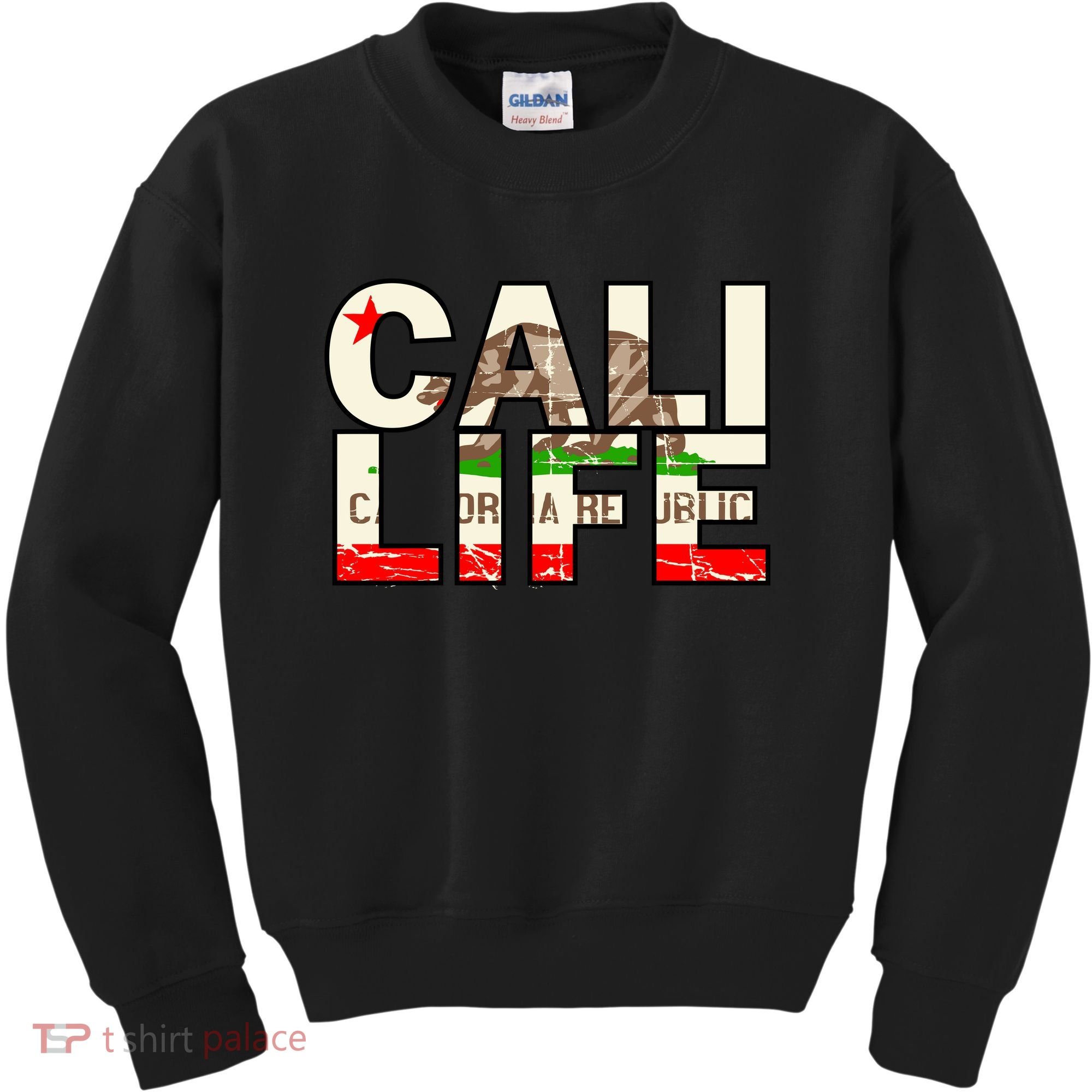 Cali Life Logo Flag Kids Sweatshirt