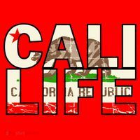 Cali Life Logo Flag Santa Hat thumb 1