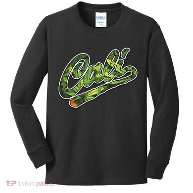 Cali Weed Kids Long Sleeve Shirt