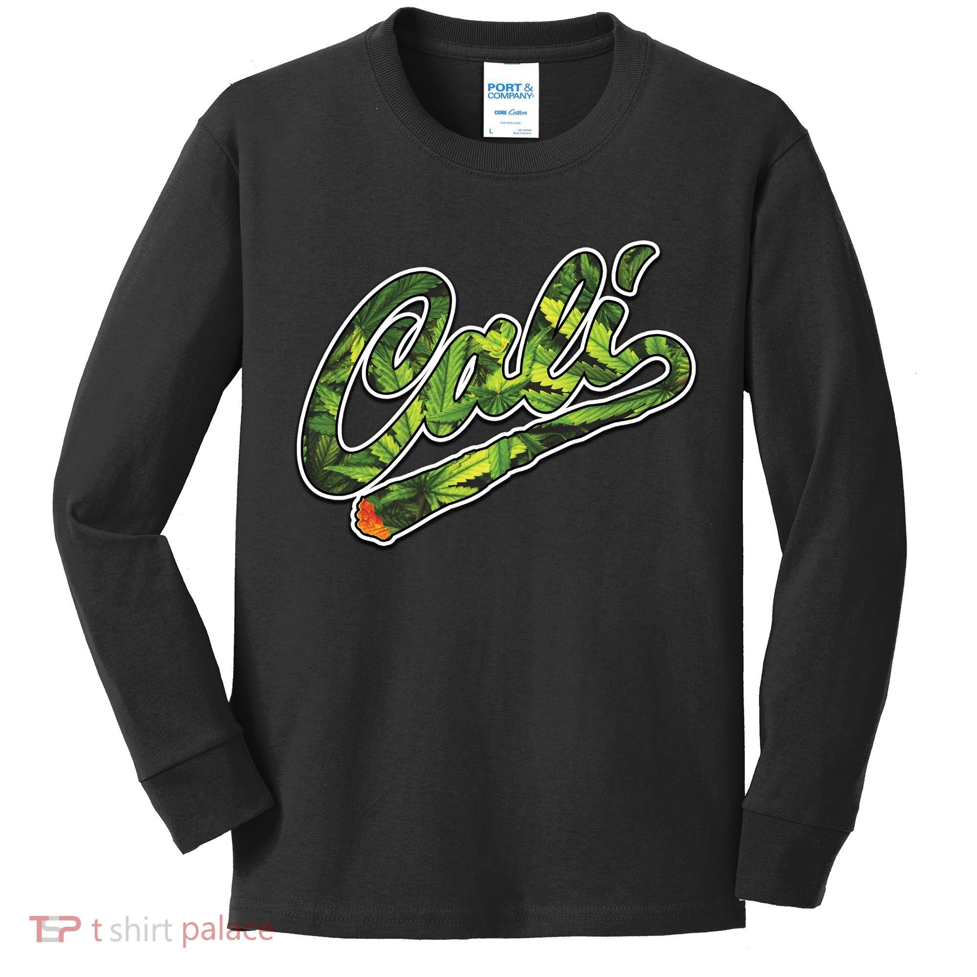 Cali Weed Kids Long Sleeve Shirt
