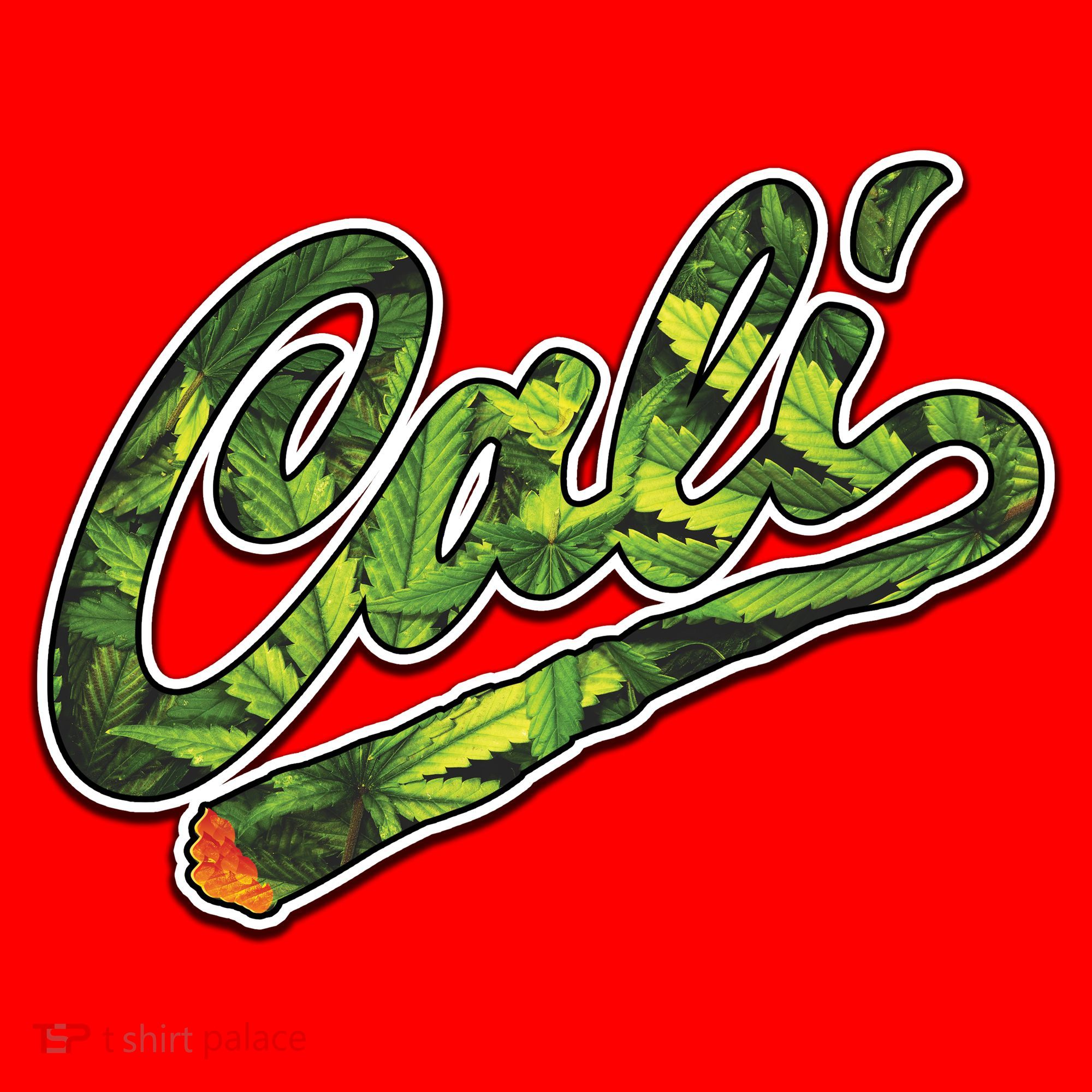 Cali Weed Santa Hat