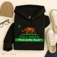 Cali Weed California Republic Flag Hoodie thumb 4
