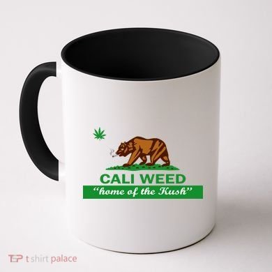 Cali Weed California Republic Flag Coffee Mug