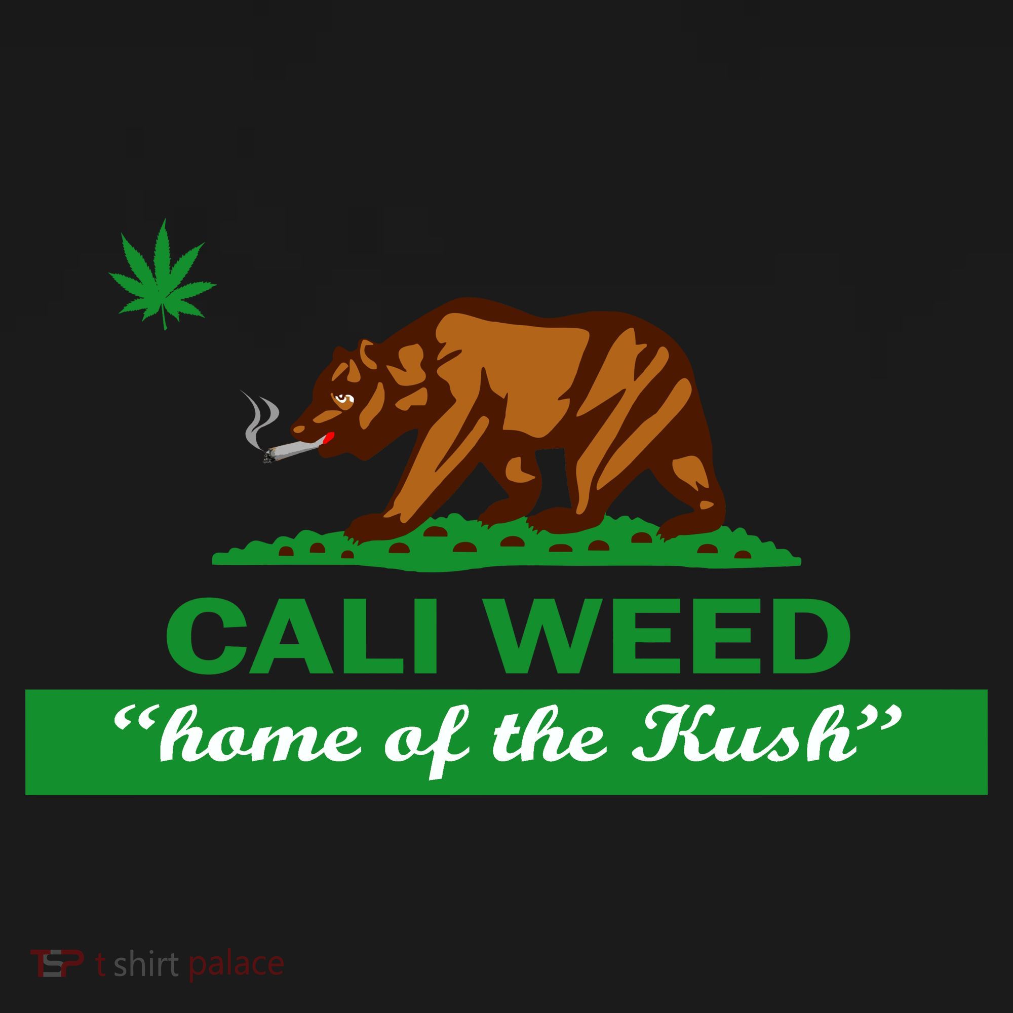 Cali Weed California Republic Flag Pajama Set
