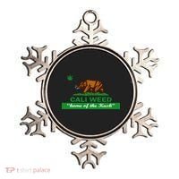 Cali Weed California Republic Flag Ornament thumb 0