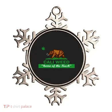 Cali Weed California Republic Flag Ornament