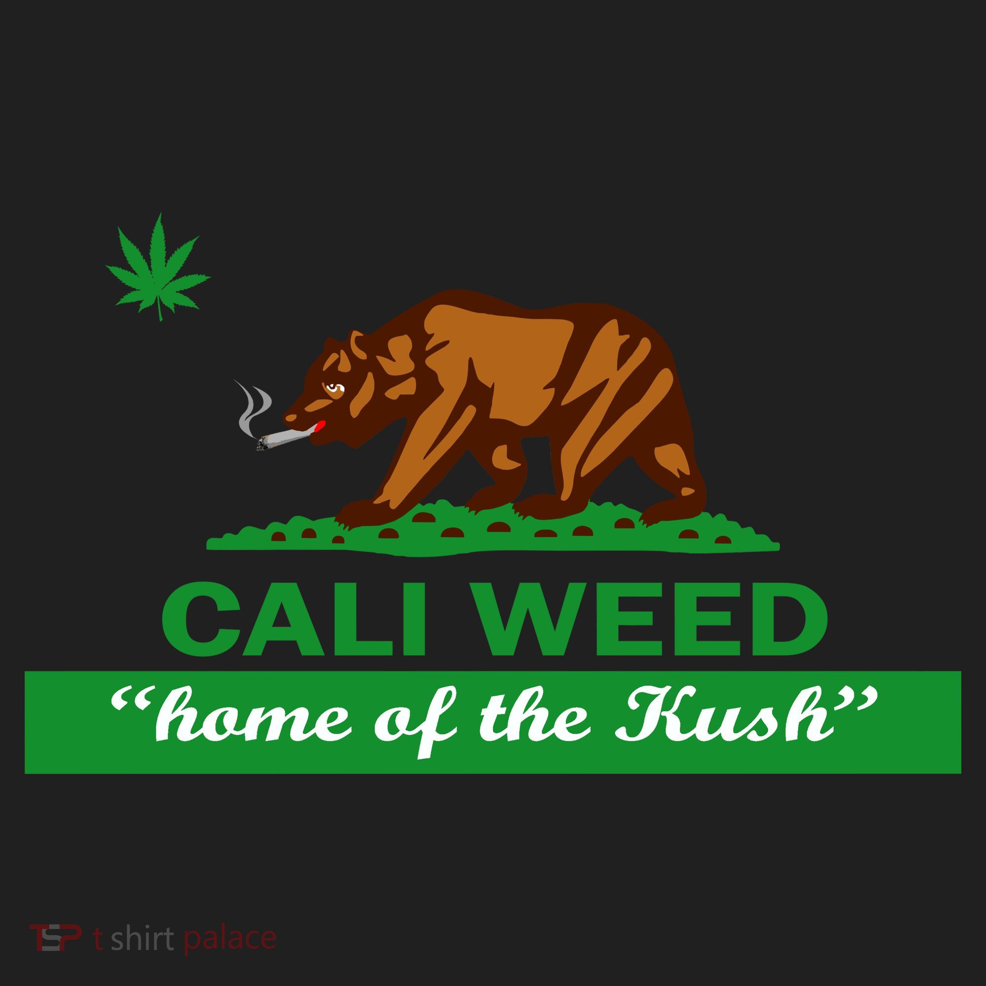 Cali Weed California Republic Flag Hat