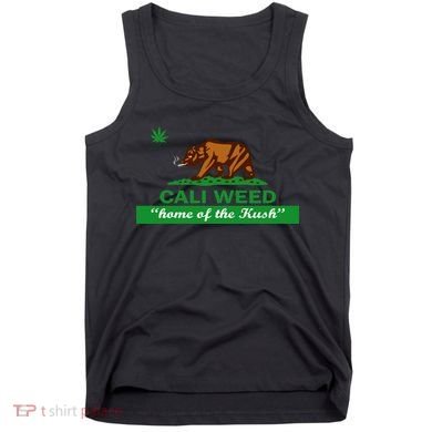 Cali Weed California Republic Flag Tank Top