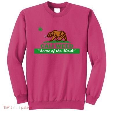 Cali Weed California Republic Flag Sweatshirt