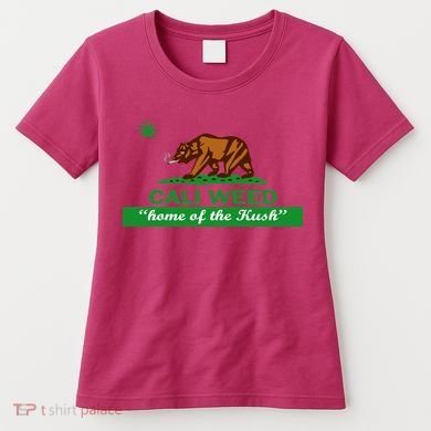 Cali Weed California Republic Flag Women's T-Shirt