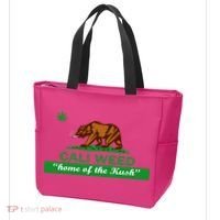Cali Weed California Republic Flag Tote Bag thumb 3