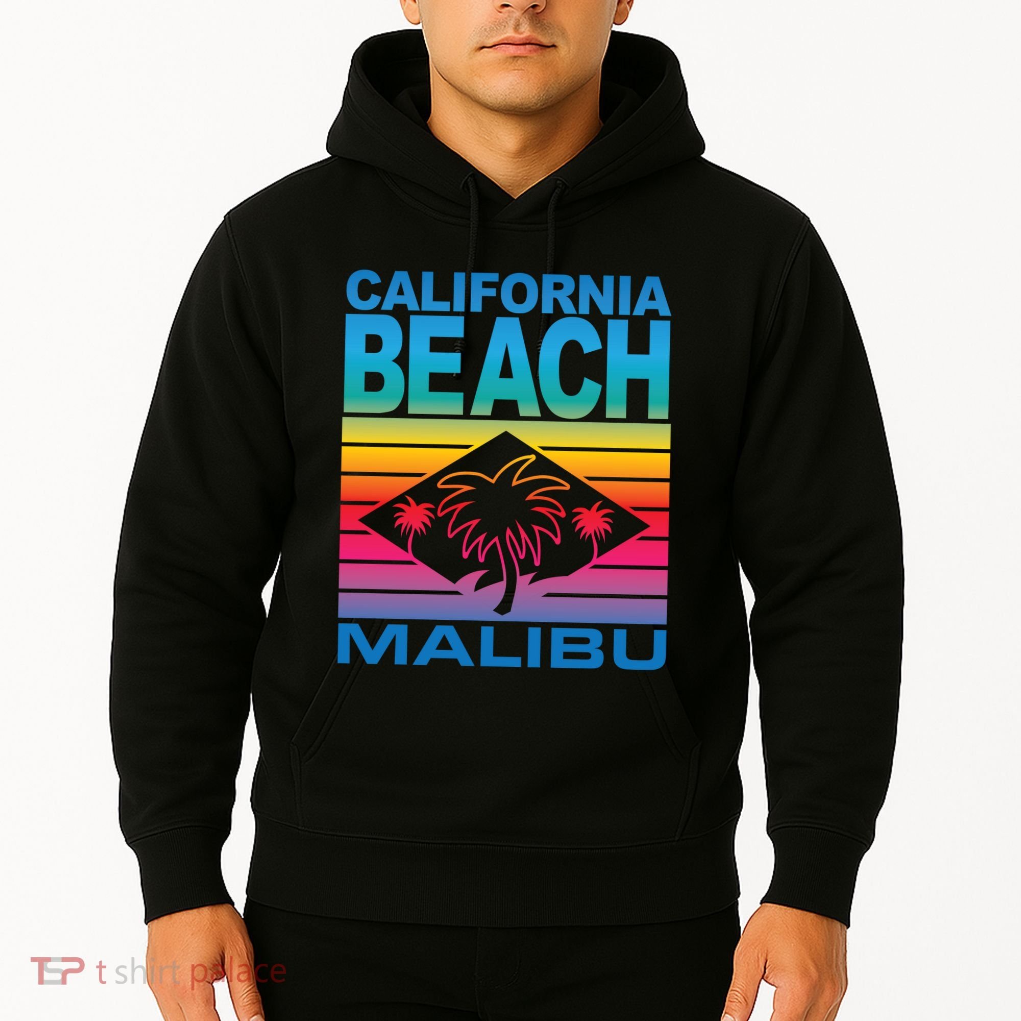 California Beach Retro Vibes Hoodie