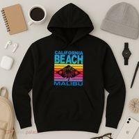 California Beach Retro Vibes Hoodie thumb 3