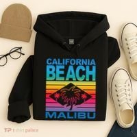 California Beach Retro Vibes Hoodie thumb 4