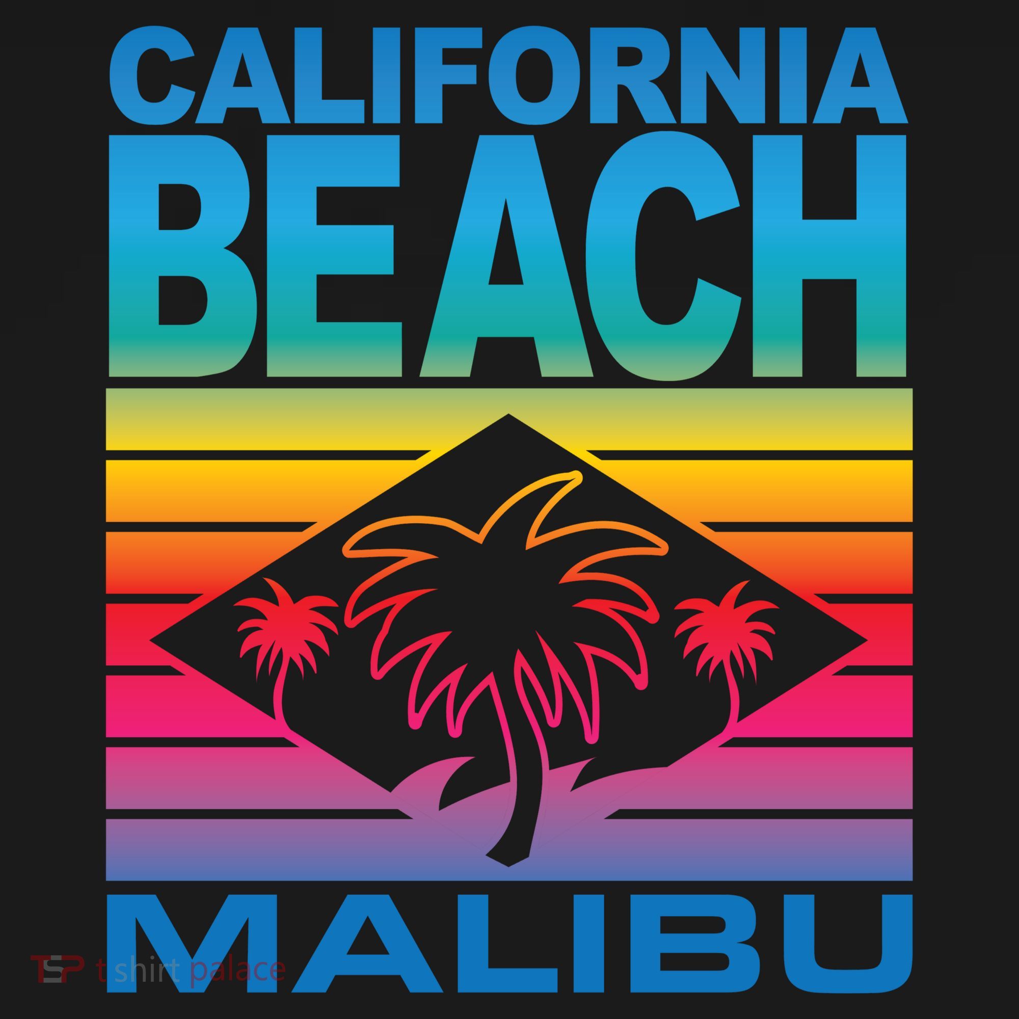 California Beach Retro Vibes Long Sleeve Shirt