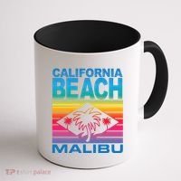 California Beach Retro Vibes Coffee Mug thumb 1