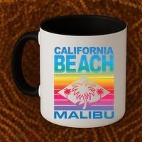 California Beach Retro Vibes Coffee Mug thumb 2