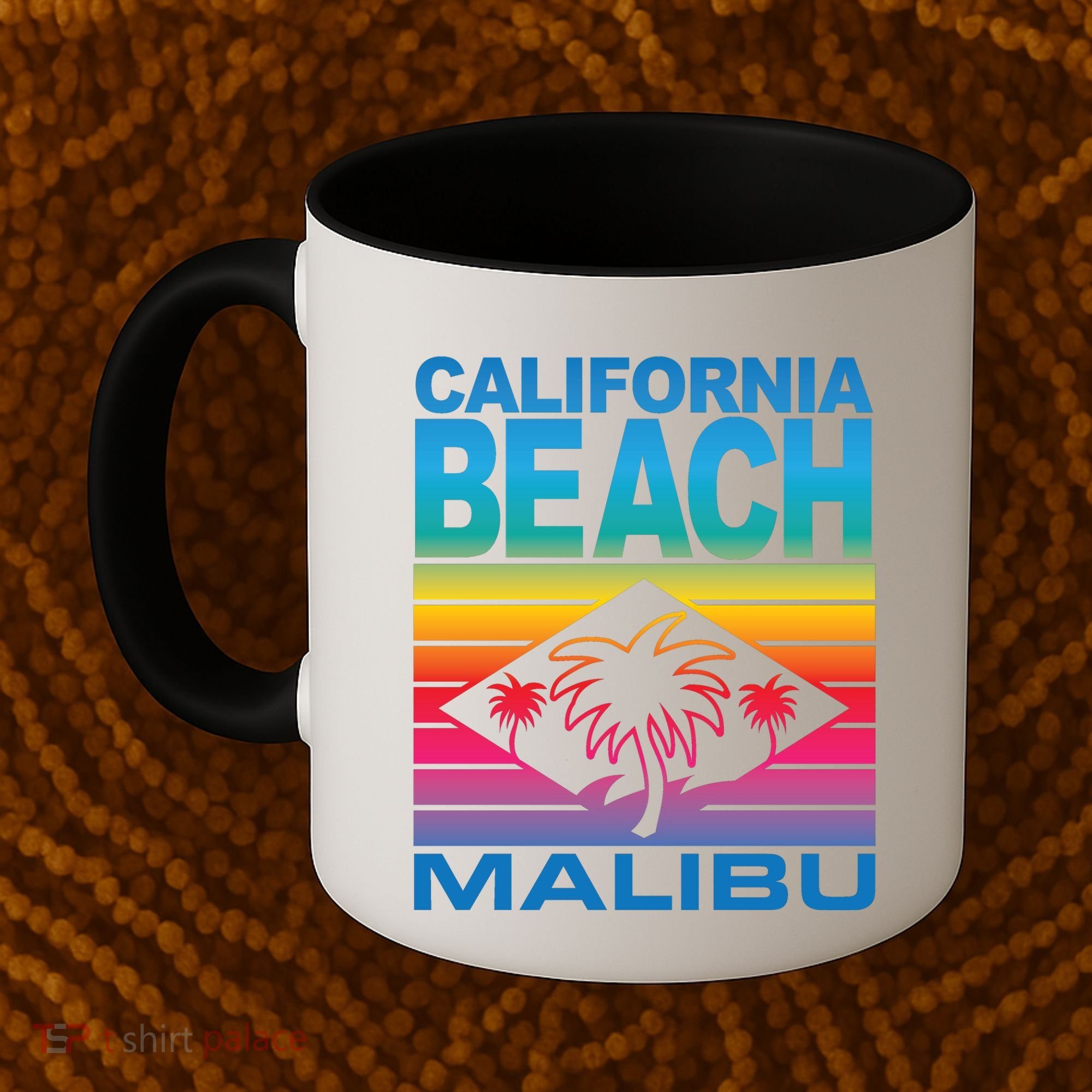 California Beach Retro Vibes Coffee Mug