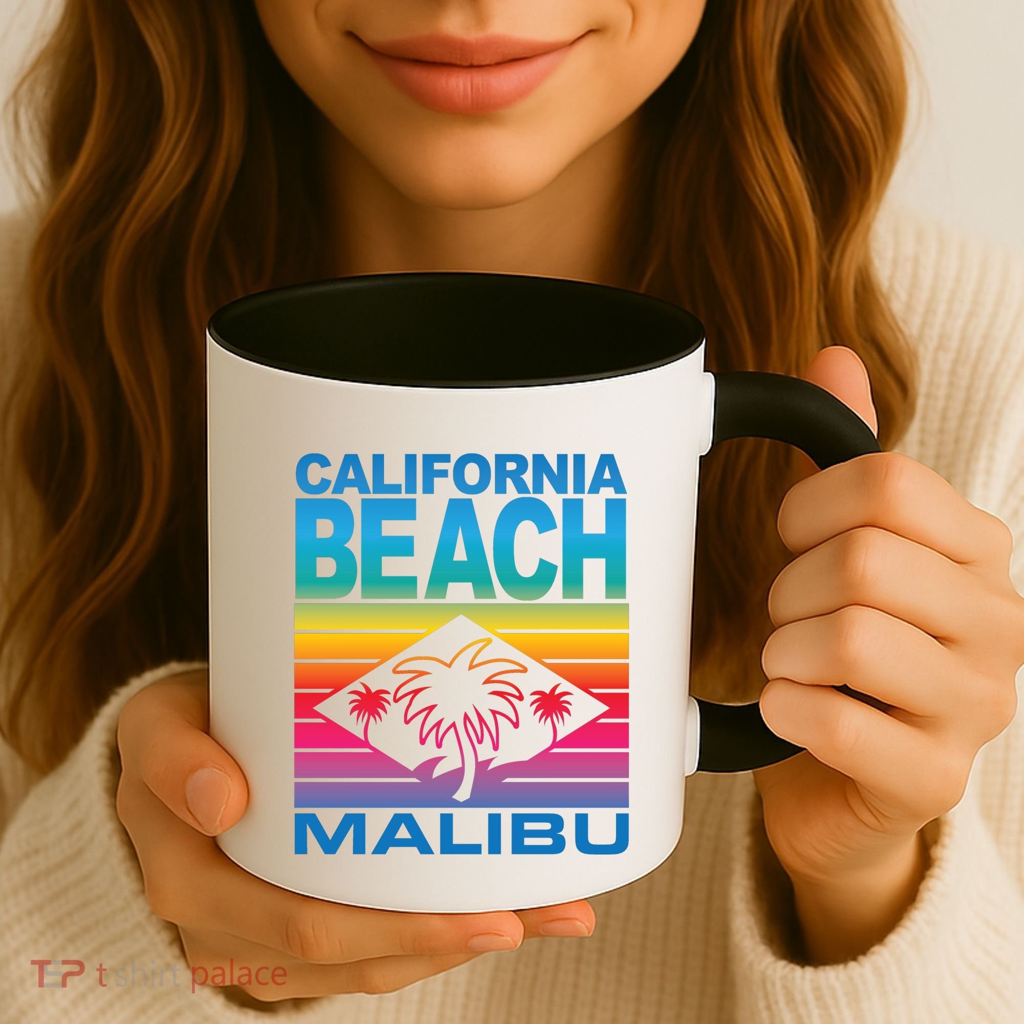 California Beach Retro Vibes Coffee Mug