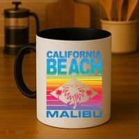 California Beach Retro Vibes Coffee Mug thumb 4