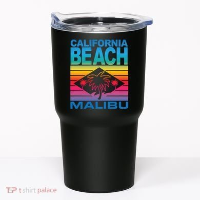 California Beach Retro Vibes Tumbler