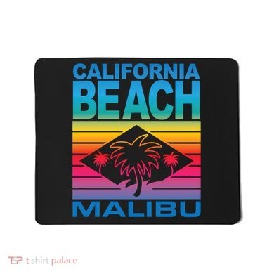 California Beach Retro Vibes Mousepad