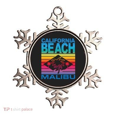 California Beach Retro Vibes Ornament