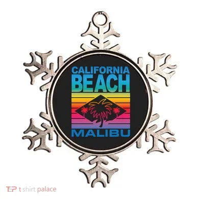 California Beach Retro Vibes Ornament