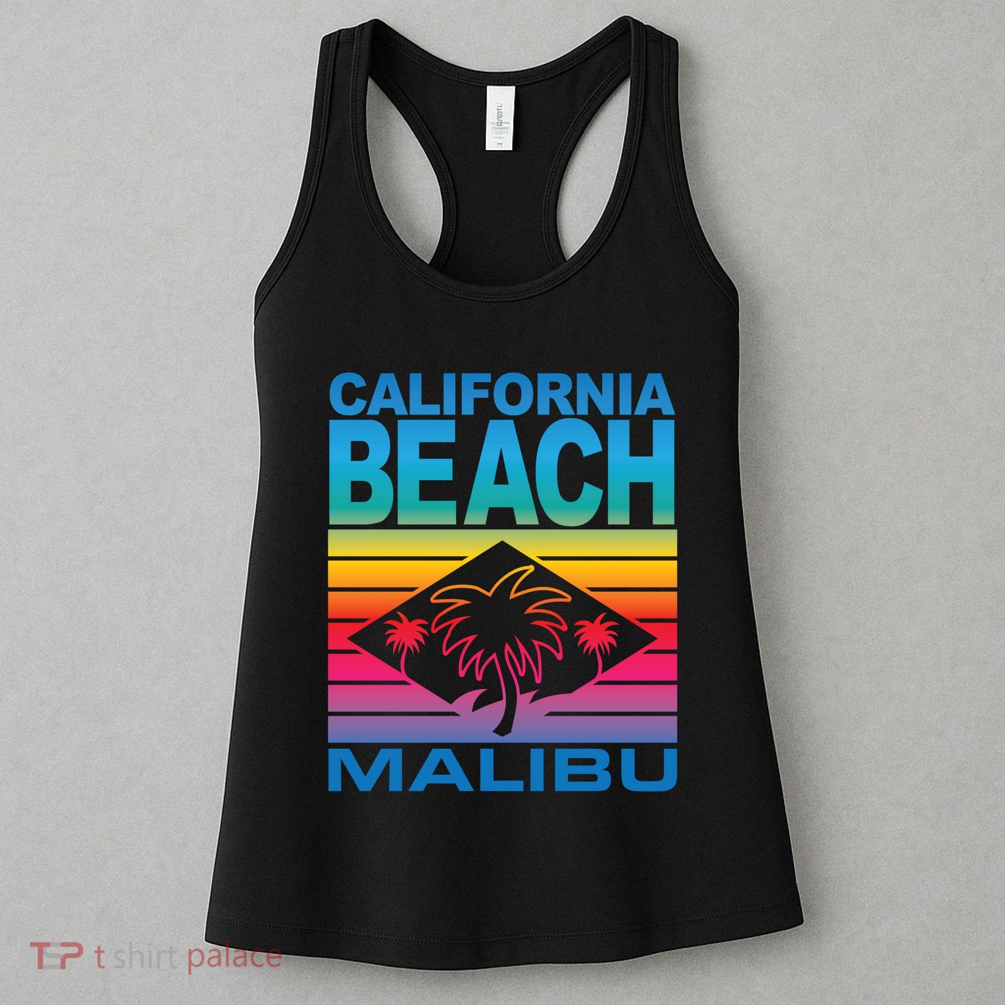 California Beach Retro Vibes Women's Tank Top