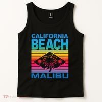 California Beach Retro Vibes Tank Top thumb 2