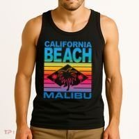 California Beach Retro Vibes Tank Top thumb 3