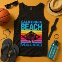 California Beach Retro Vibes Tank Top thumb 4