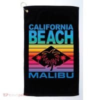 California Beach Retro Vibes Golf Towel thumb 0