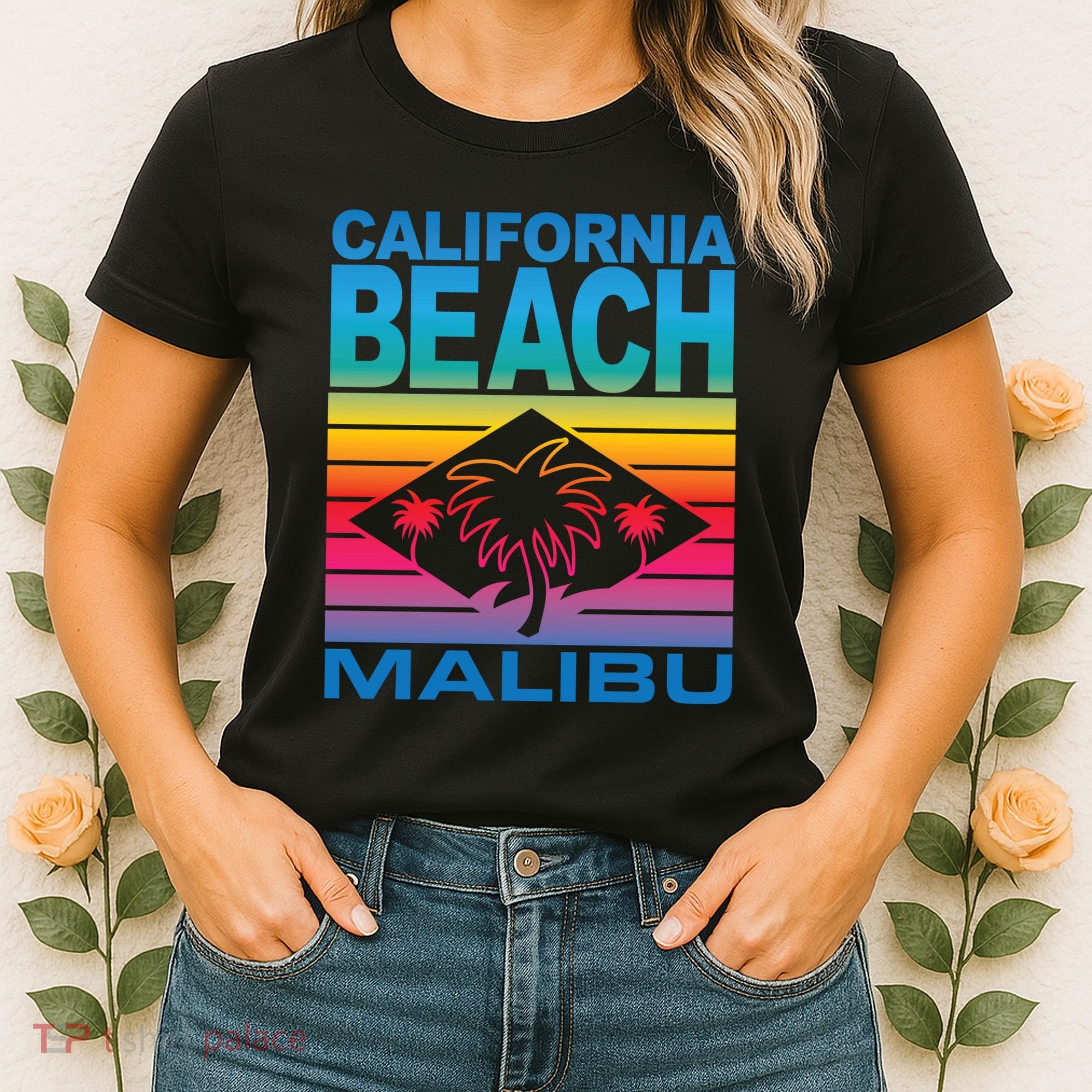 California Beach Retro Vibes Women's T-Shirt