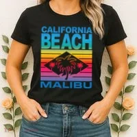 California Beach Retro Vibes Women's T-Shirt thumb 2