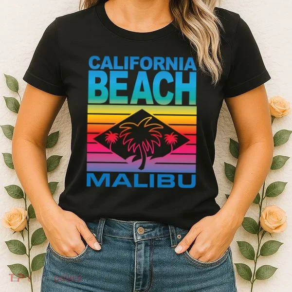 California Beach Retro Vibes Women's T-Shirt