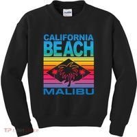 California Beach Retro Vibes Kids Sweatshirt thumb 0