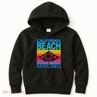 California Beach Retro Vibes Kids Hoodie thumb 0